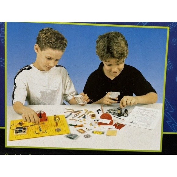 Junior Electricity Lab STEM Over 75 Simple Experiments Ages 10+ Educational& Fun - Picture 2 of 4